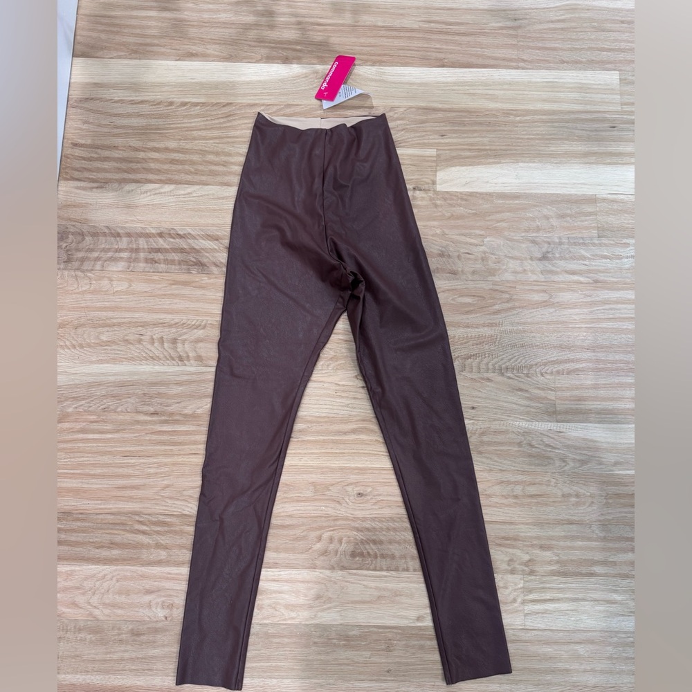 NWT Commando Brown Faux Leather Leggings